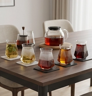 6'lı Modern Çay Bardağı Takımı